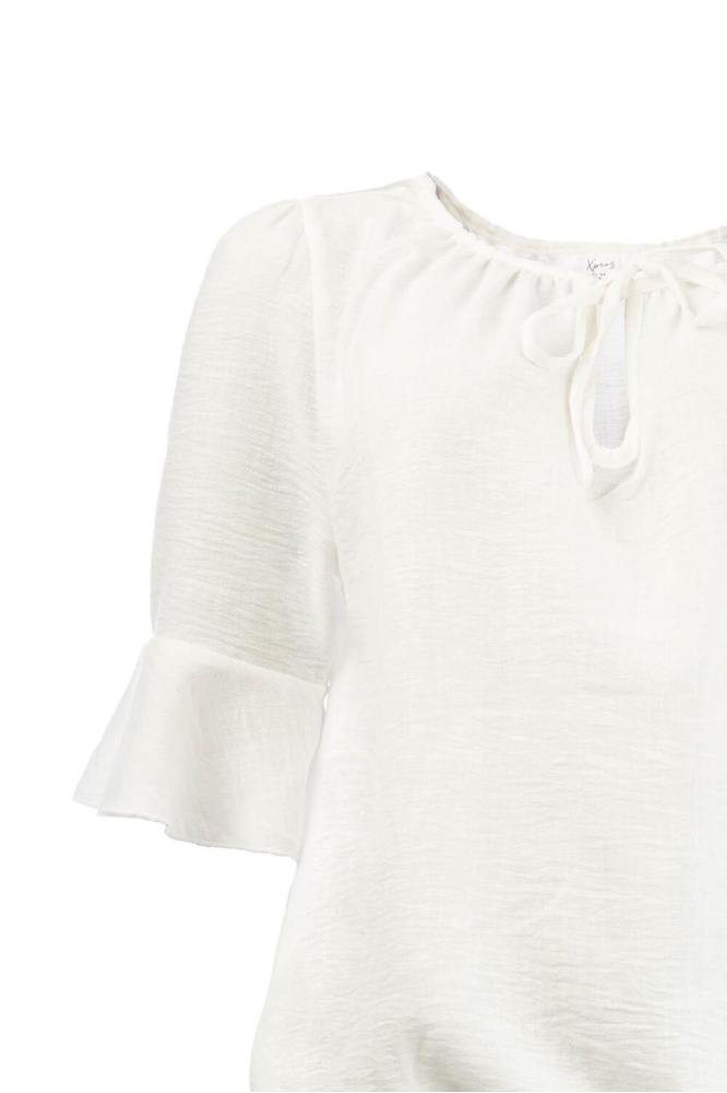 RIO WASHED CRINCLE WOVEN 25S4 U287 01 03 OFF WHITE